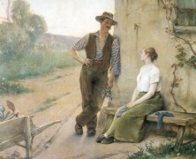 Adrien Tanoux_1889_Peasant Couple in Farmyard.jpg